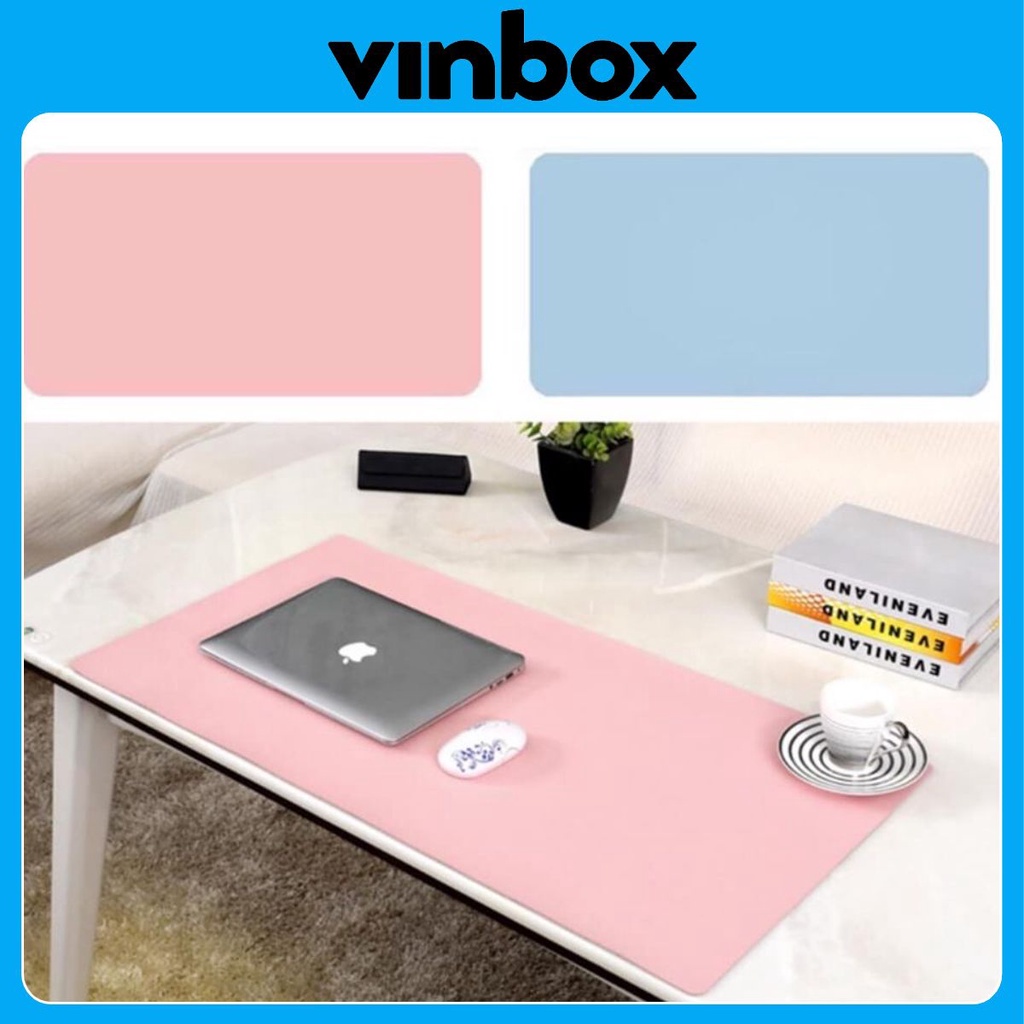 Thảm Da Trải Bàn Làm Việc DeskPad Cỡ Lớn Tấm Lót Bàn Làm Việc Da Chống Nước Chống Xước Cao Cấp