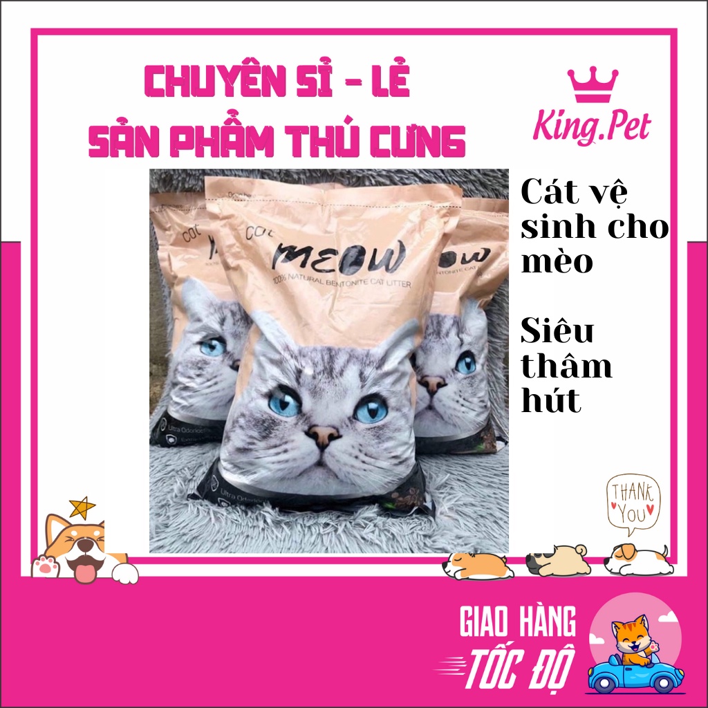 Cát Meow- Cát vệ sinh cho mèo siêu vón, siêu khử mùi