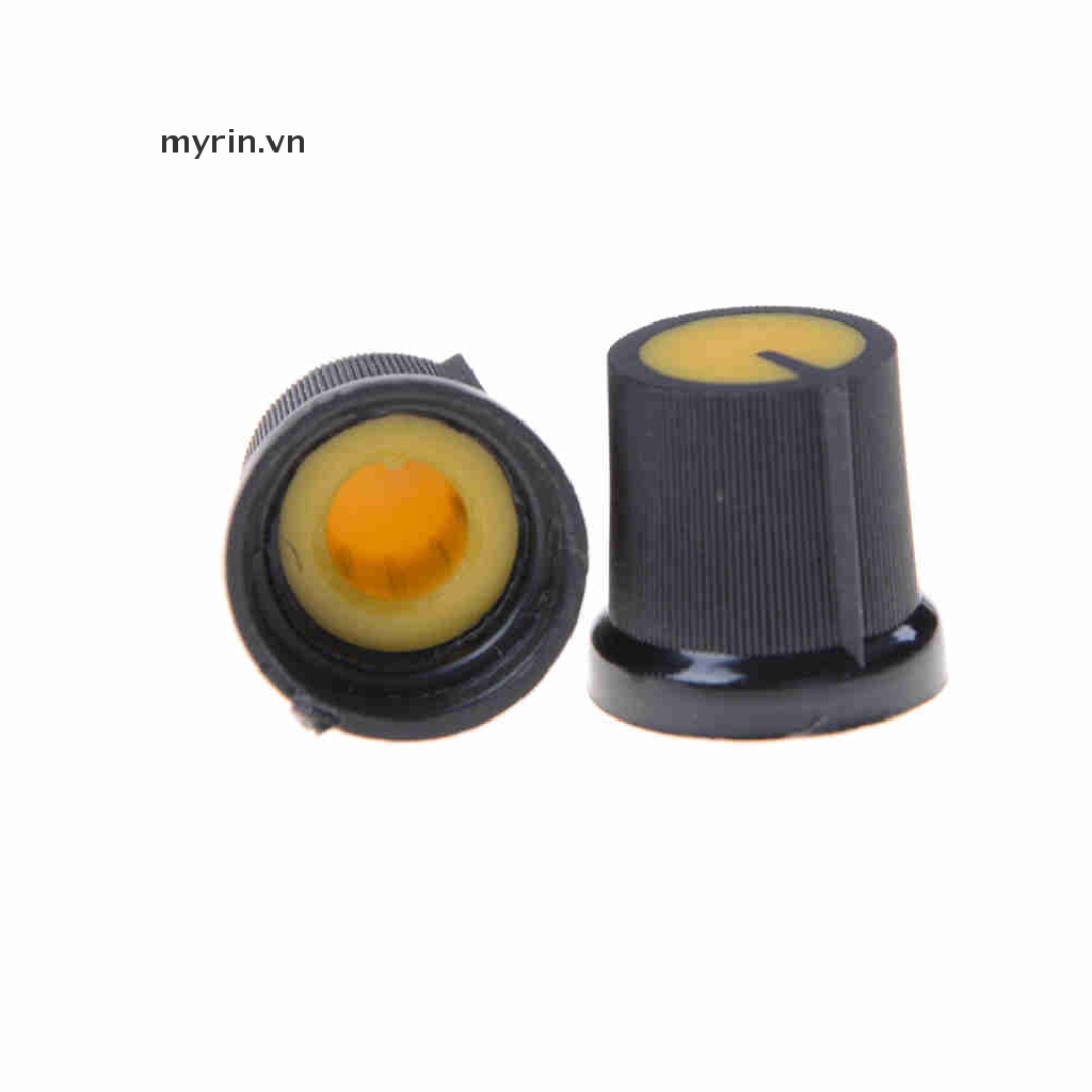 Set 10 Núm Vặn Chiết Áp 6mm Bằng Nhựa Năm Màu