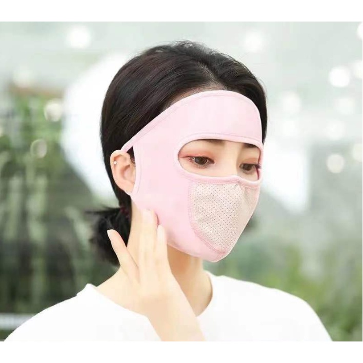 Khẩu trang ninja chống nắng kín mặt.