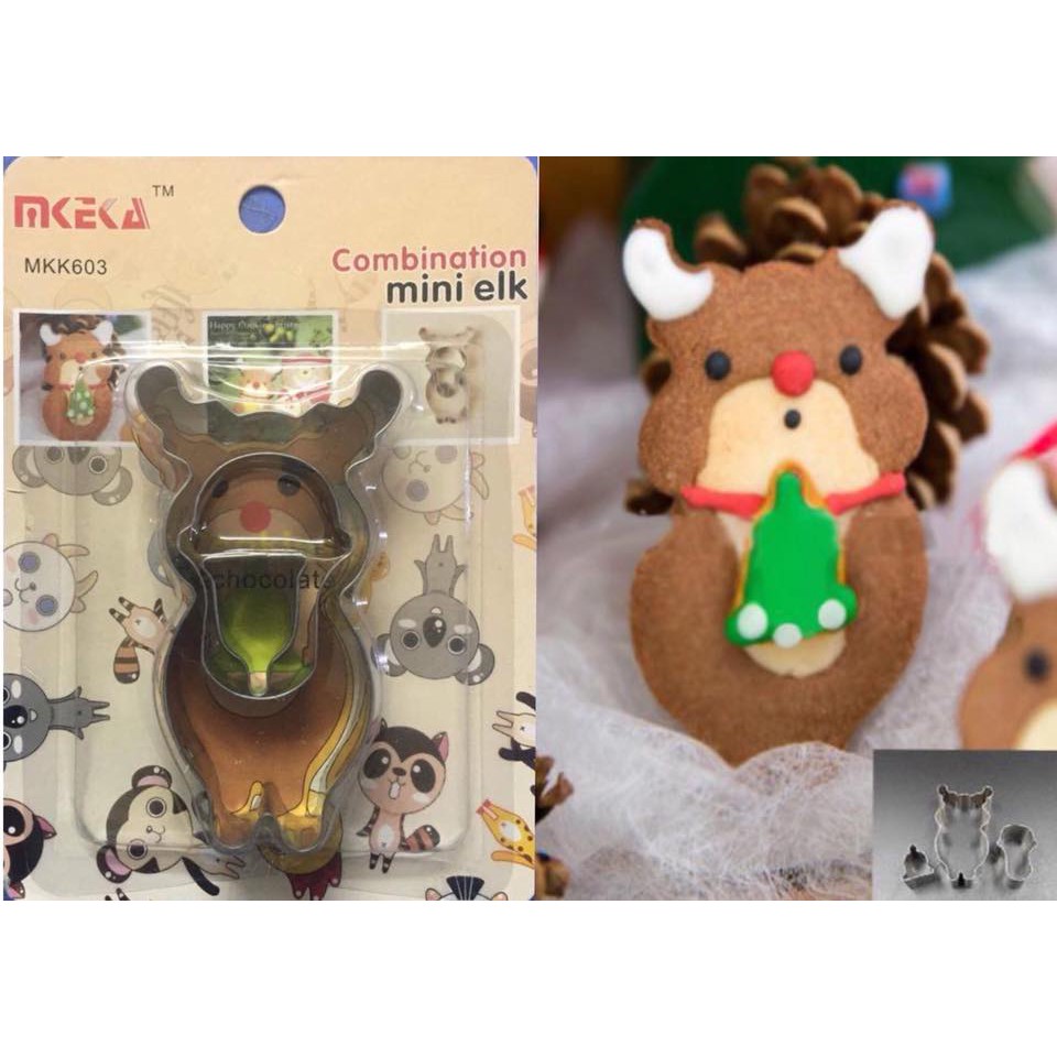 Cutter 3D hình tuần lộc