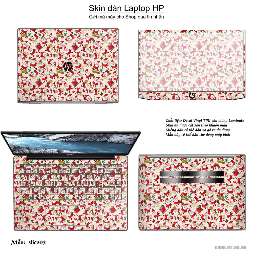 Skin dán Laptop HP in hình Hoa văn sticker _nhiều mẫu 33 (inbox mã máy cho Shop)