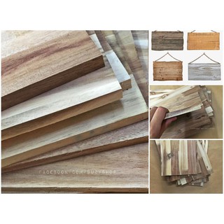 (20cm x 60cm) tấm ván gỗ dày 18mm lán mịn 2 mặt dùng làm kệ, mô hình [nguyên liệu thủ công, phụ liệu handmade]