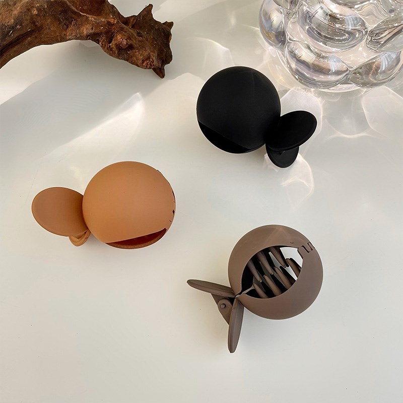 Kẹp Tóc Tròn Thiết Kế Xinh Xắn Thời Trang Cho Nữ