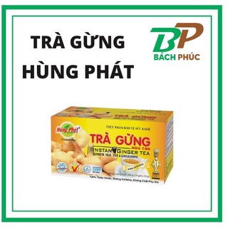 Trà gừng hòa tan hùng phát 200g