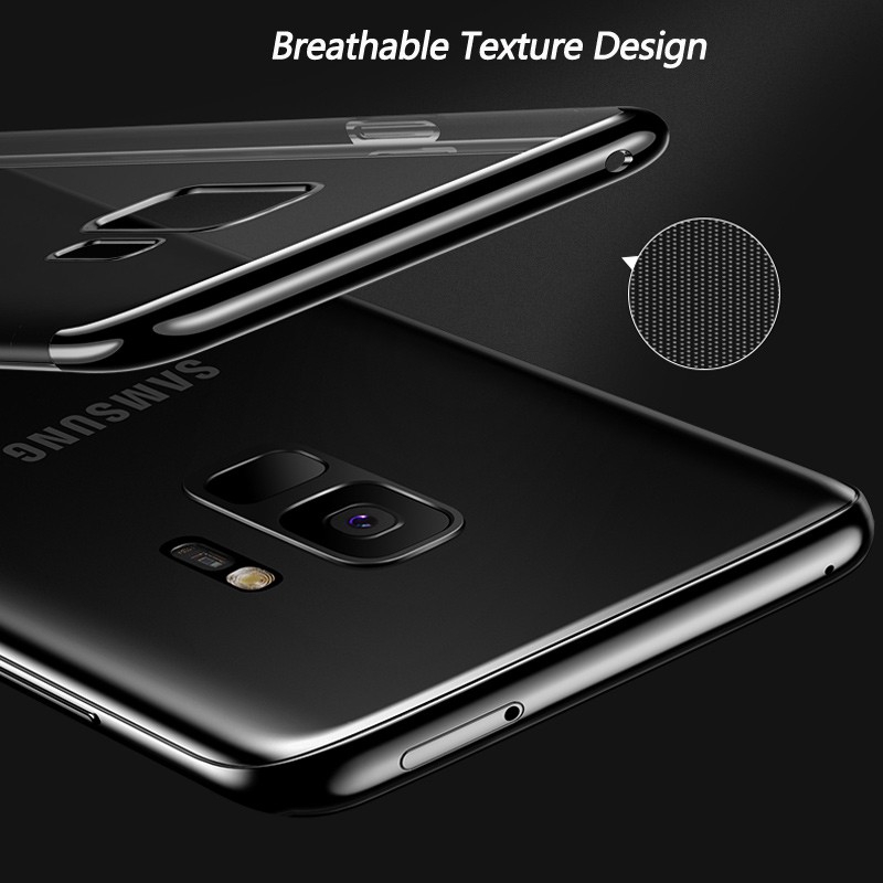 Ốp lưng TPU siêu mỏng trong suốt cho Samsung Galaxy A6 A8 Plus 2018 j7 prime