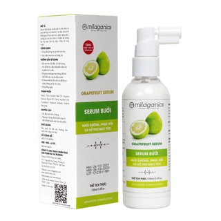 Serum bưởi milaganics 100ml – giảm rụng tóc, kích thích mọc tóc