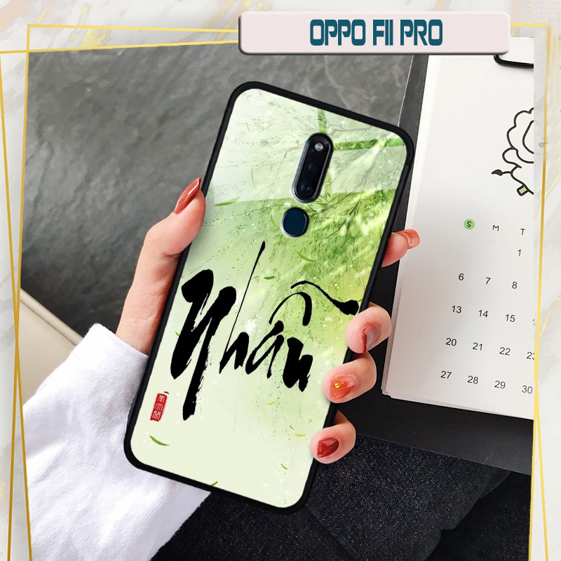 Ốp lưng  Oppo F11 Pro-in chữ thư pháp