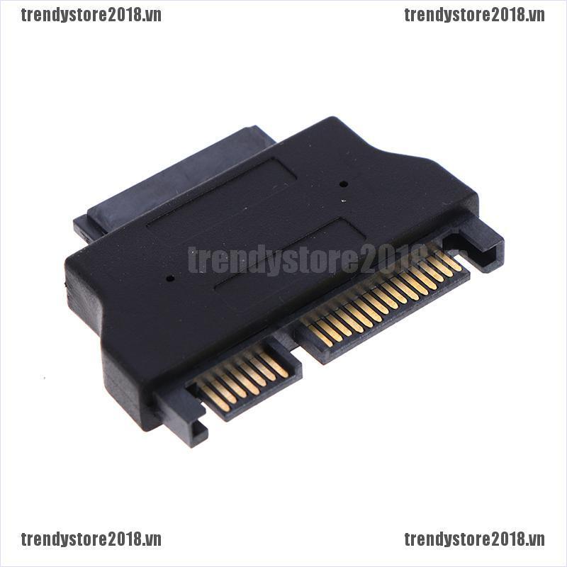 Bộ Chuyển Đổi Sata Ata 7 + 15 22pin Male Sang Slim 7 + 6 13pin Female