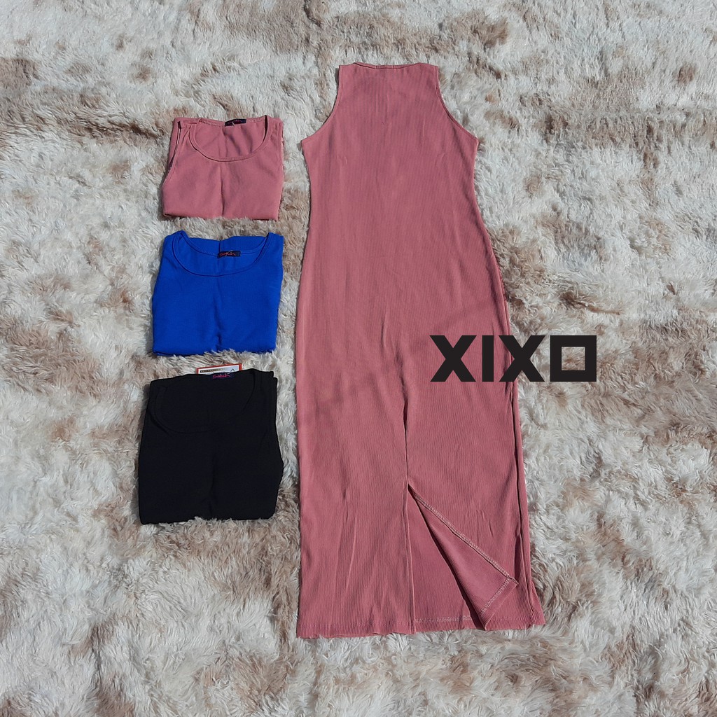 Váy body 💕 FREESHIP 💕 Đầm nữ 3 lỗ dáng dài thời trang XIXO - mã DAM0043