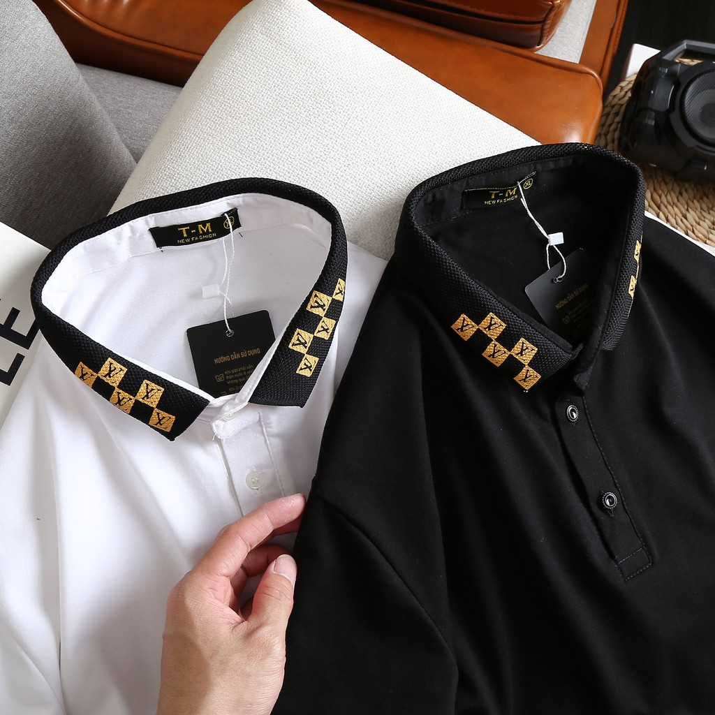 Áo thun nam tay ngắn cổ trụ cotton hàng hiệu cao cấp thời trang Hàn Quốc AN09 - Socool Store | BigBuy360 - bigbuy360.vn