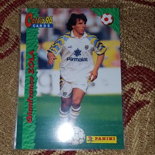 Zola thẻ cầu thủ bóng đá Panini