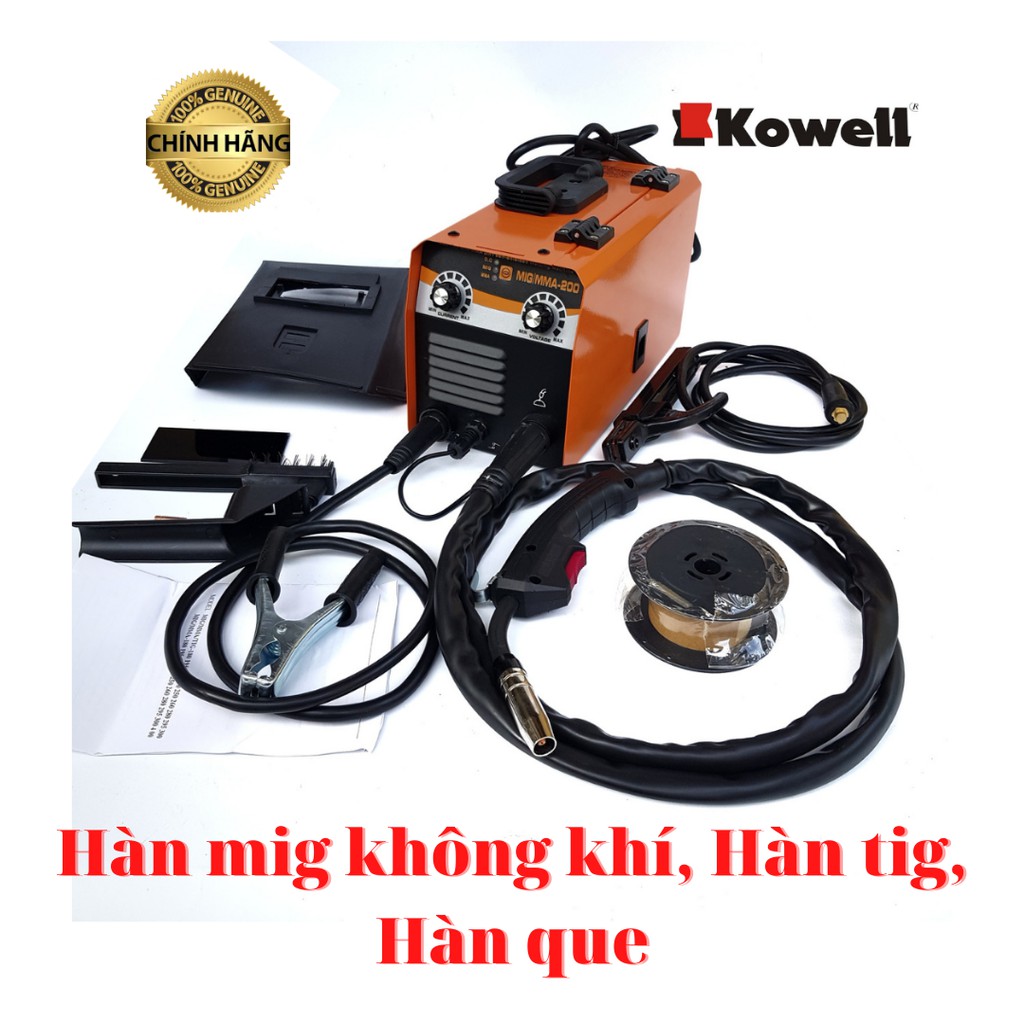 Máy Hàn Mig mini Không Dùng Khí 3 chức năng ( hàn Mig , hàn tig , hàn que)
