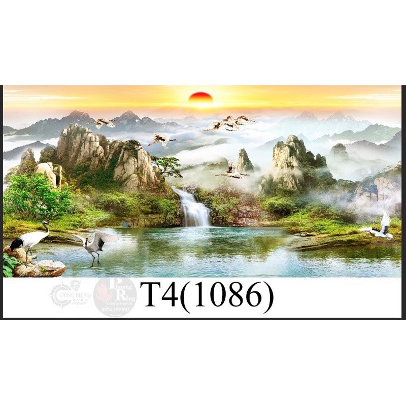 Tranh 3D dán bể cá
