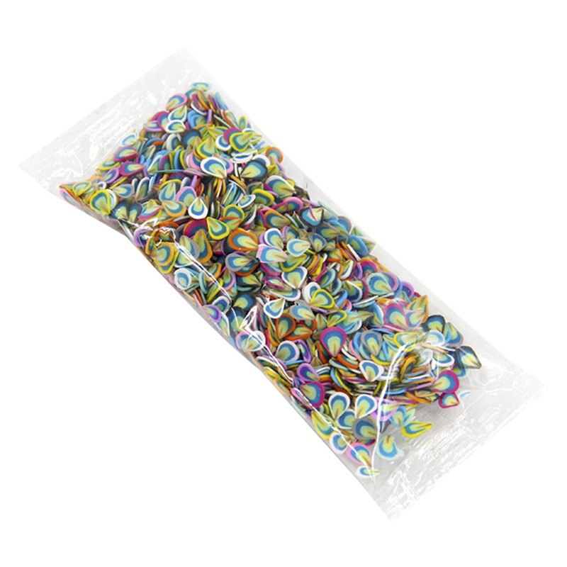 [Hàng mới về] Gói 1000 phụ kiện đất sét trang trí nhựa resin epoxy/làm trang sức/móng nghệ thuật DIY hình hoa/quả/lá