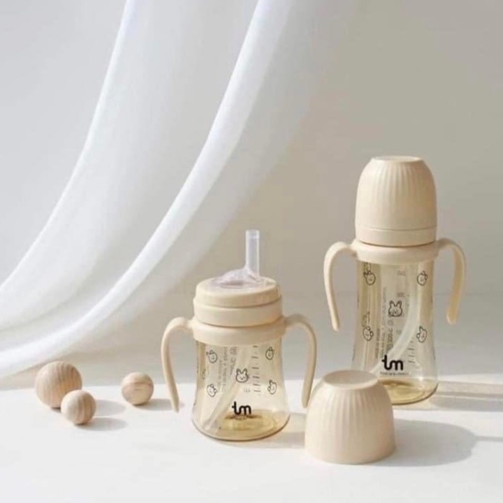 Bình hút THỎ/ SÓC Tovi and Molly X Dot to Dot Bunny Hàn Quốc size 180ml/ 280ml