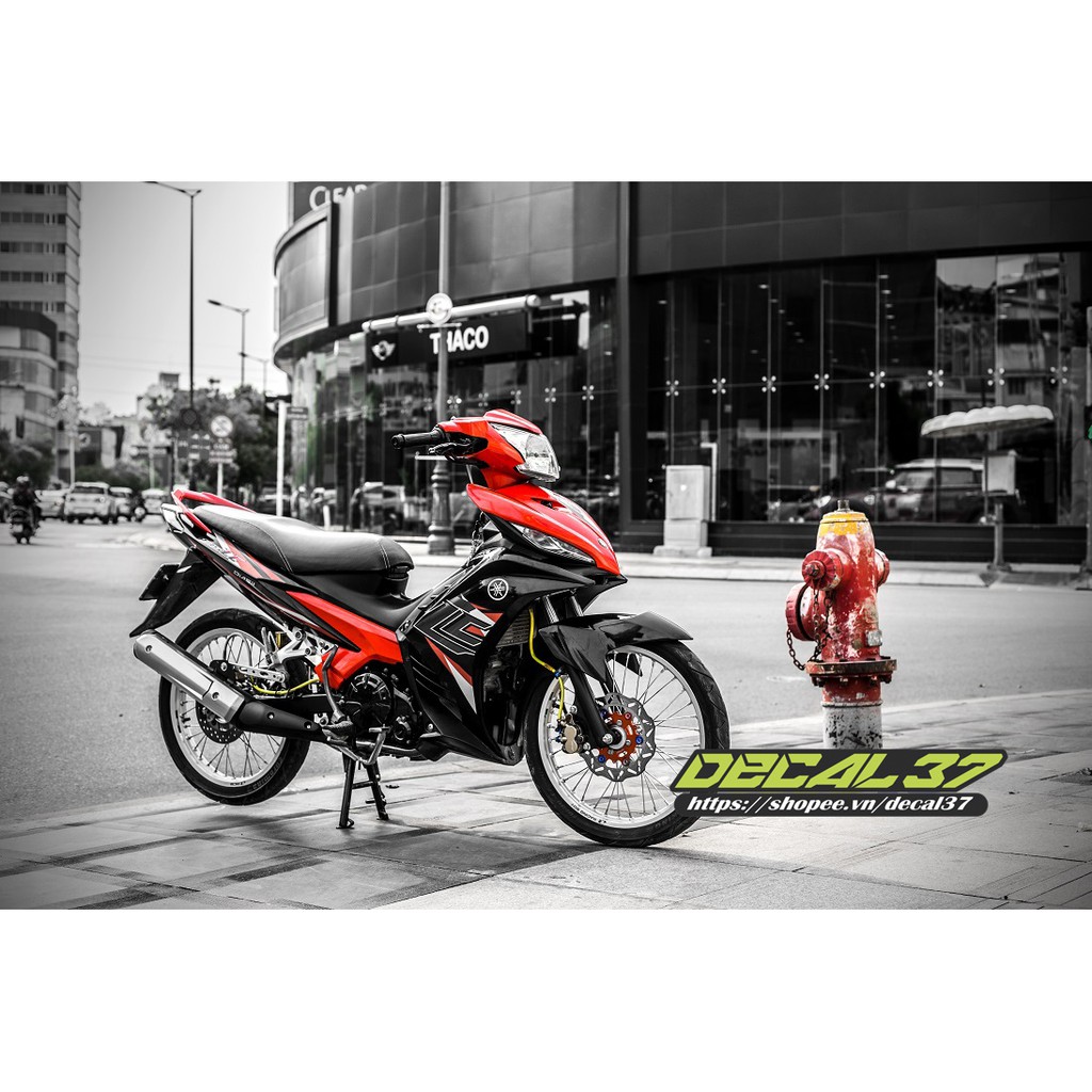 Tem Xe Exciter 135 Lc Đỏ Đen