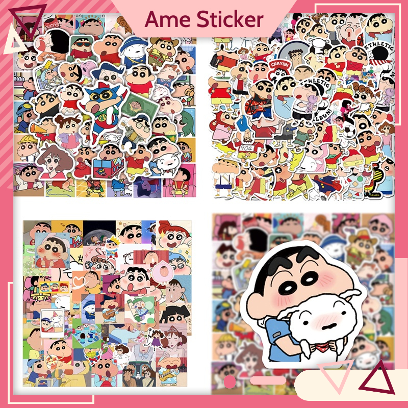 Combo 50 Sticker CUSHIN DỄ THƯƠNG hình dán chống nước dán mũ bảo hiểm, laptop, vali, điện thoại