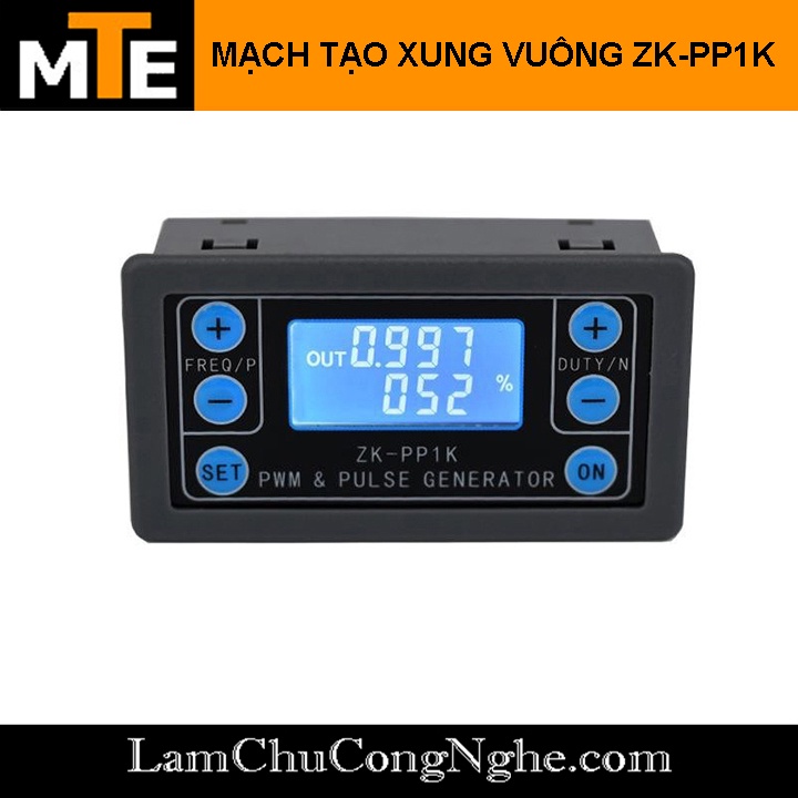 Mạch tạo xung vuông, điều chỉnh tần số PWM ZK-PP1K