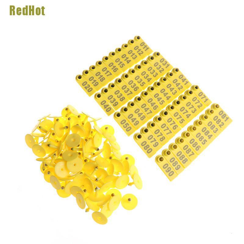 Bộ 100 Phụ Kiện Đánh Dấu Tai Động Vật Đặc Biệt