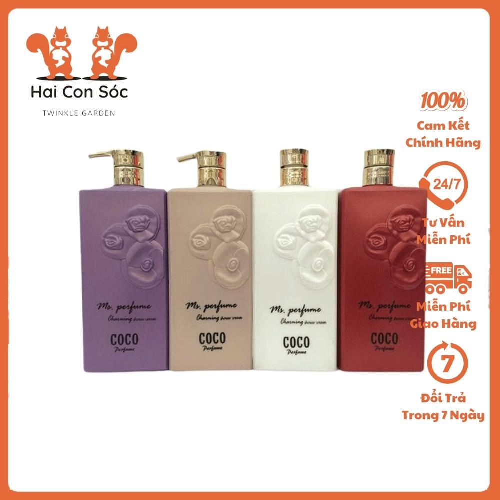 Sữa Tắm Trắng Da Hương Nước Hoa CoCo Perfume Charming Shower Cream 800ml