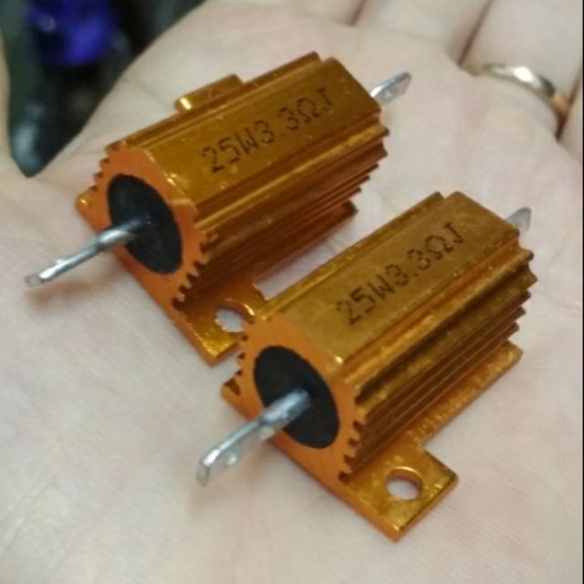 2 trở nhôm 3.3om 25w