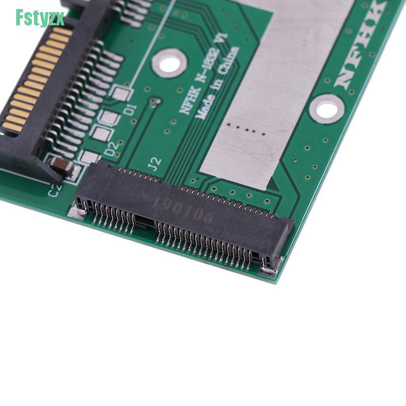 fstyzx mSATA SSD to 2.5'' SATA 6.0gps adapter converter card module board mini pcie ssd