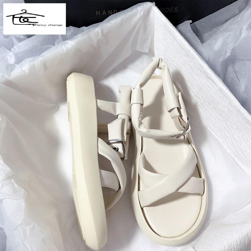 Giày Sandal Mùa Hè Đế Dày Phong Cách Thời Trang Hàn Quốc 2022