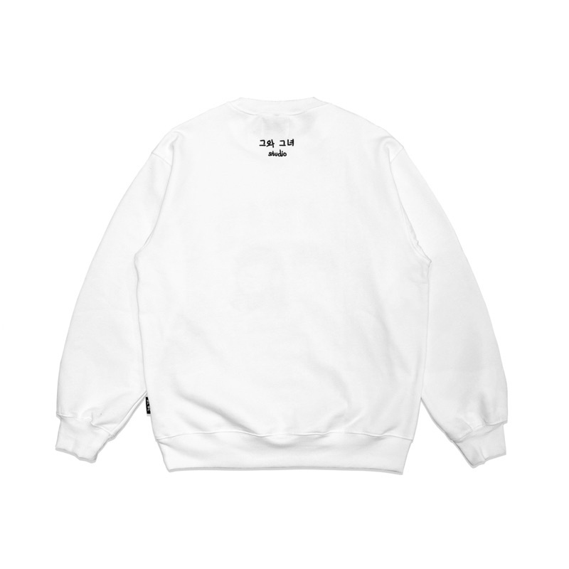 Áo Sweater Nỉ Màu AAHAH Studio Cartoon Form Rộng