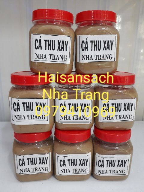 1kg Xay cá thu. Cá thu xay. Mắm cá thu đặc sản Nha Trang