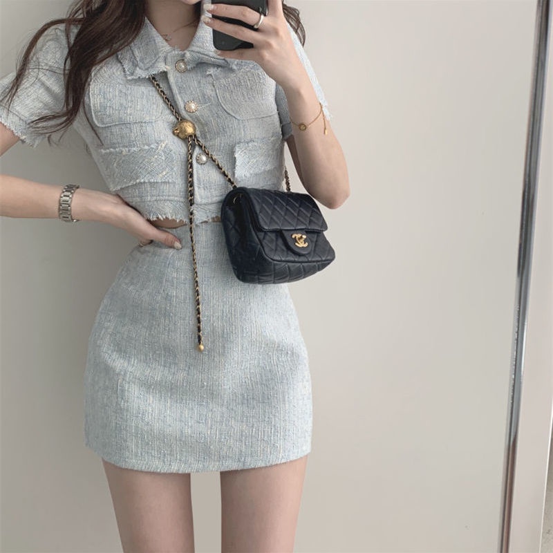 Set Áo Và Chân Váy Phong Cách Hàn Quốc Xinh Xắn Dành Cho Nữ