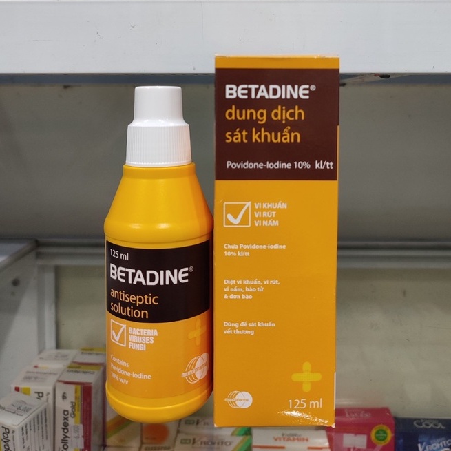 Dung dịch Betadine chai 125ml