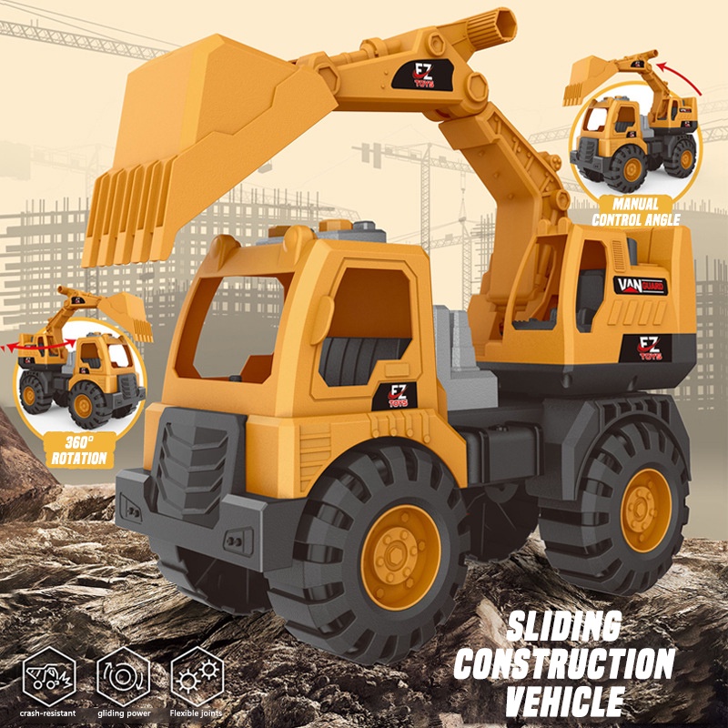 Đồ chơi xe tải công trường SEA SUN TOYS tùy chọn kiểu dáng vui nhộn cho bé