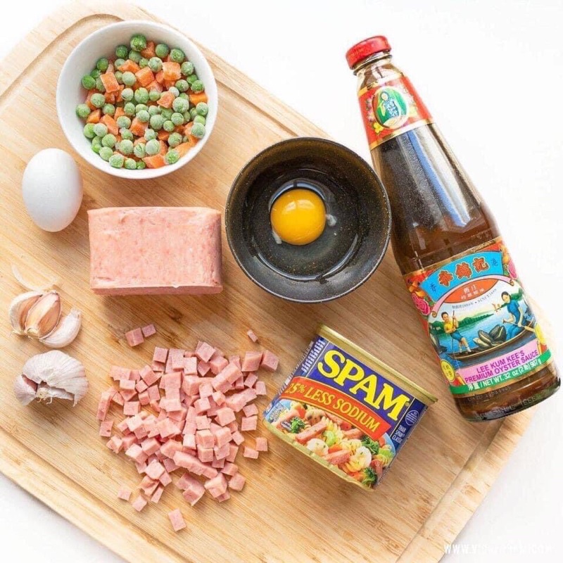 Thịt Hộp Spam của Mỹ cực ngon luôn