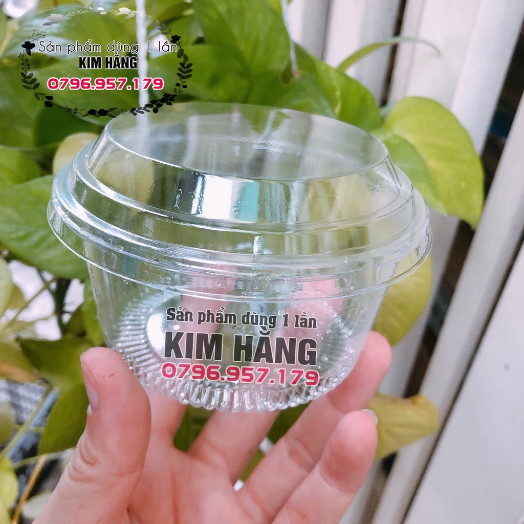 Set 100ly tròn XY581  đựng pudding , mousse , đựng tiramisu , đựng chessecake 220ml,......