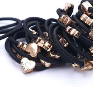 Combo 5 dây cột tóc đen nhiều hình