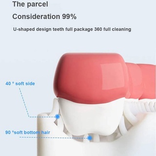Bàn chải đánh răng ZHAN QI TOYS bằng silicon hình chữ U 360 độ an toàn dành cho bé