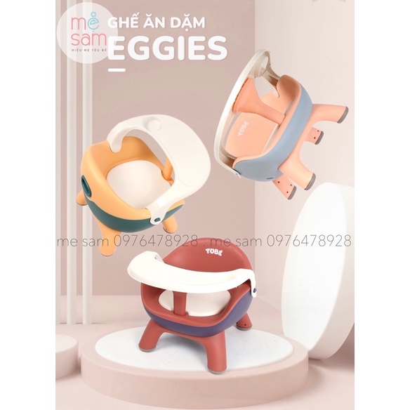 Ghế ăn dặm Eggies ( Trứng) của nhãn Tobé