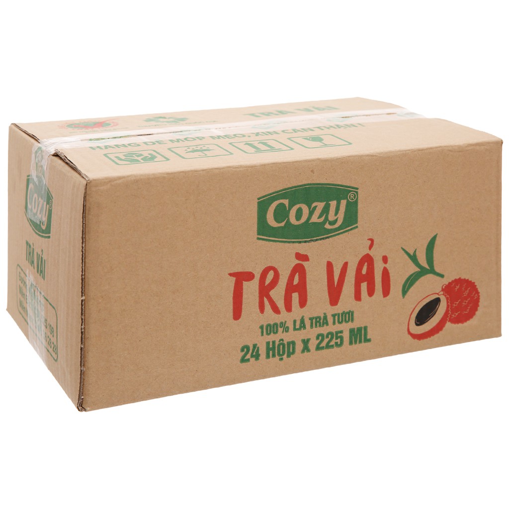 1 thùng (24 hộp) Trà Cozy tắc mật ong 225ml