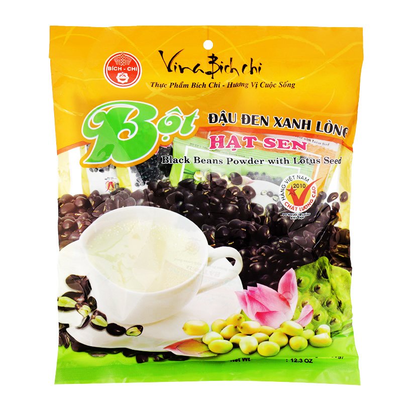 Bột đậu đen xanh lòng có đường Bích Chi 350g