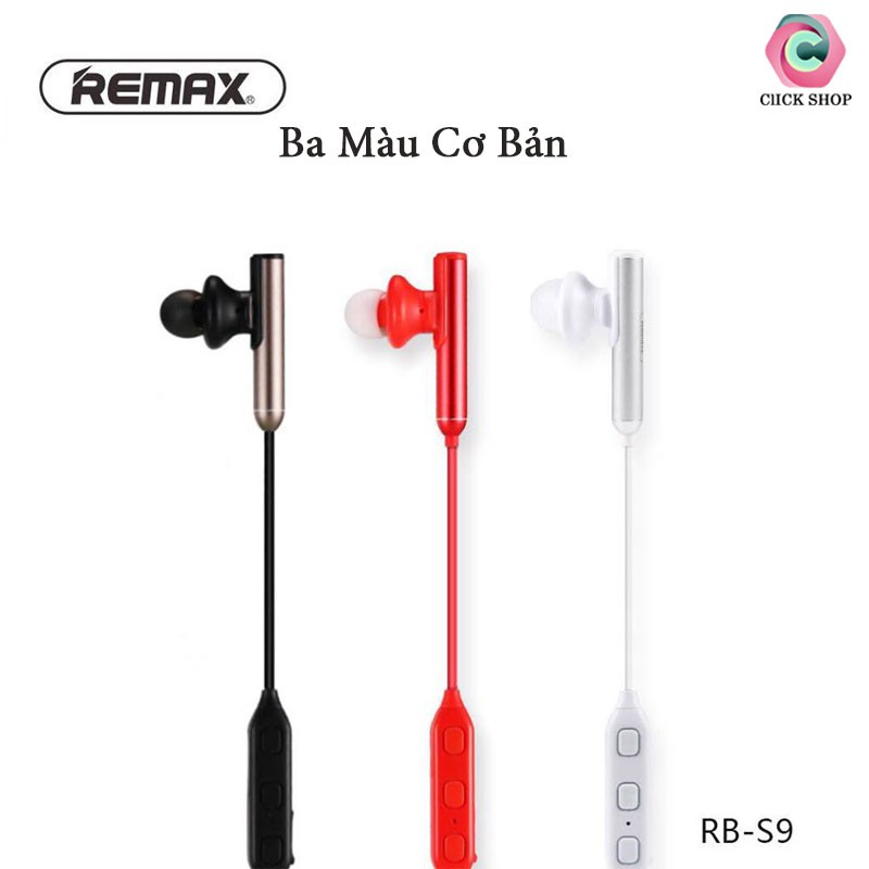 Tai nghe thể thao Bluetooth Remax RB-S9- Tai nghe remax s9 chính hãng
