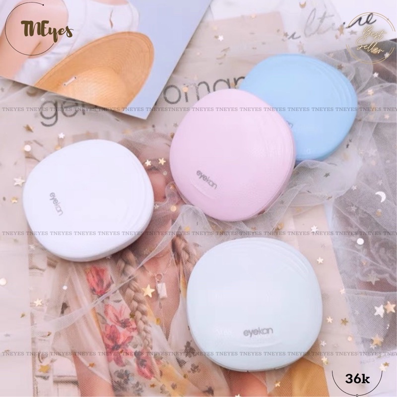 Khay Gương Lớn Đựng Lens Kính Áp Tròng Có Gương Full Dụng Cụ Đeo