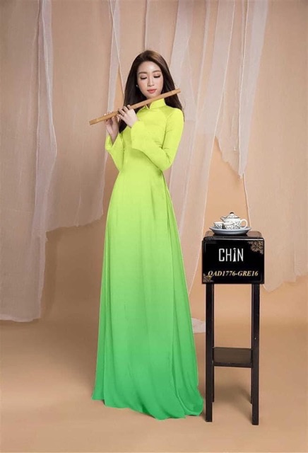 Vải áo dài ombre