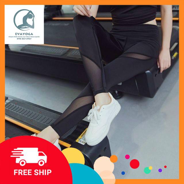 quần dài phối lưới tập thể thao
