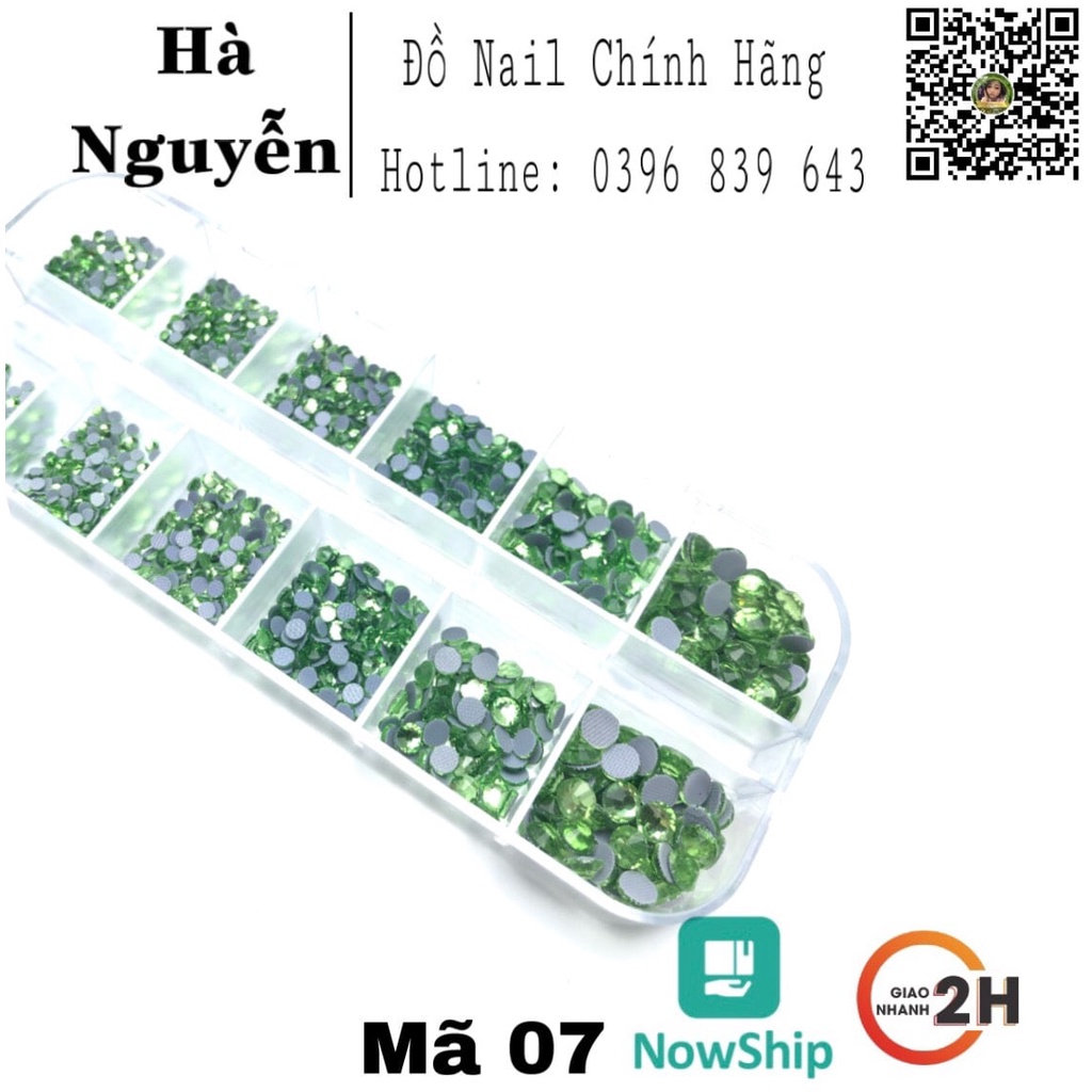 Đá Khay Chân Lưới Đính Móng - Đá Nail Mix Size Siêu Bền Siêu Sáng Cam Kết KHông Bong Chân - Đá chân keo