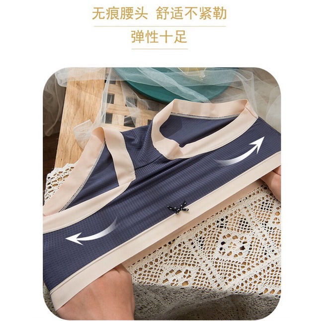 Quần lót nữ bigsize su lạnh mềm mát cao cấp có đính nơ 2213