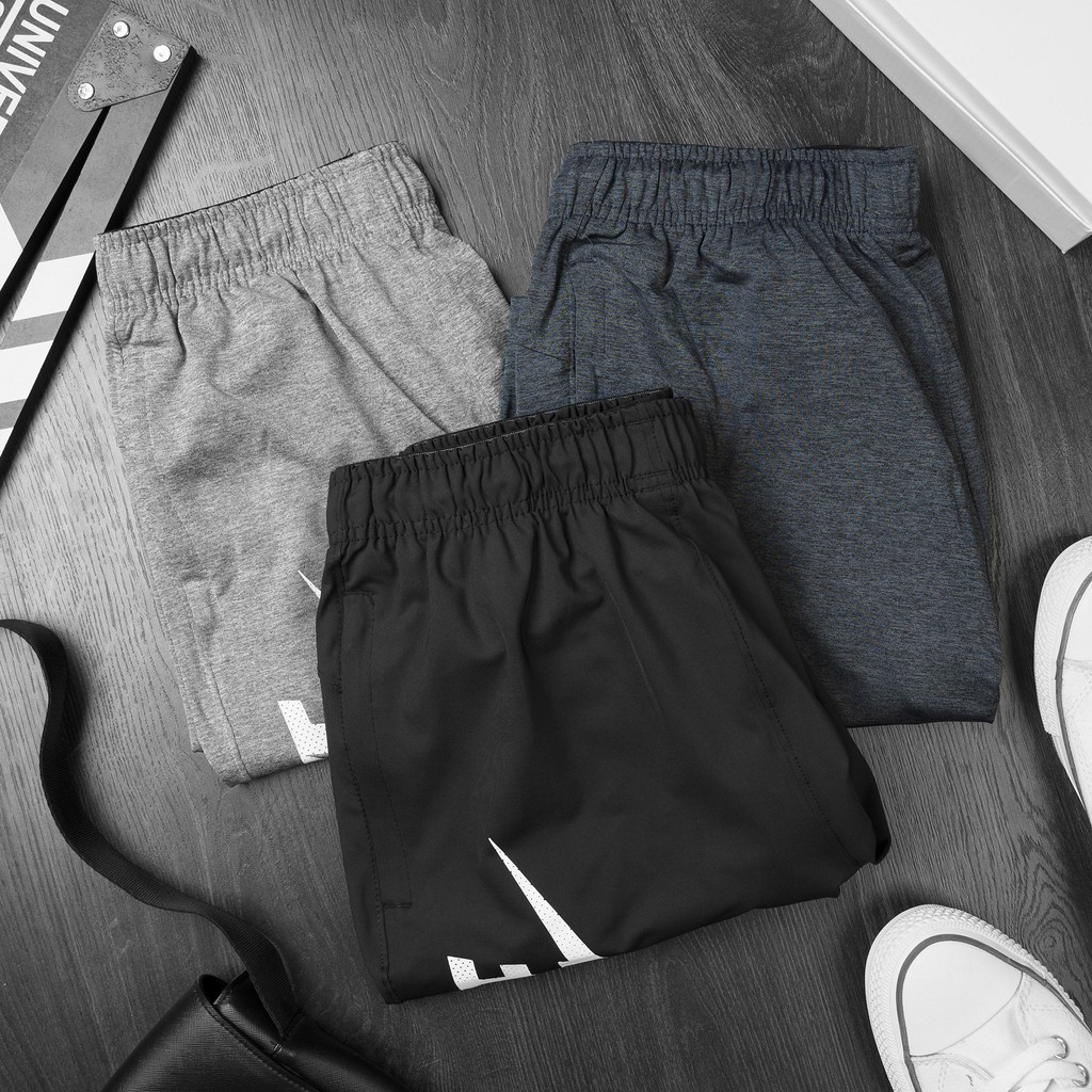 Quần short đùi thể thao nam chất thun lụa CD co giãn 4 chiều thấm hút mồ hôi thoáng mát mặc mùa hè không bai rải Ni pro | BigBuy360 - bigbuy360.vn