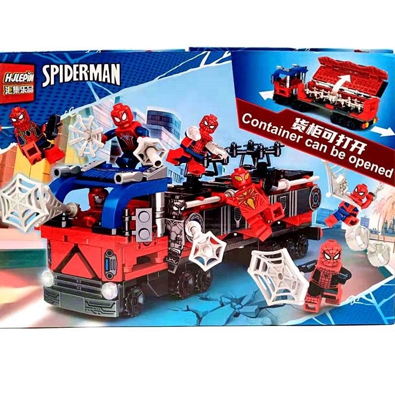 Lắp ráp 8in1 Xe Tải Spider Man Người Nhện 6962