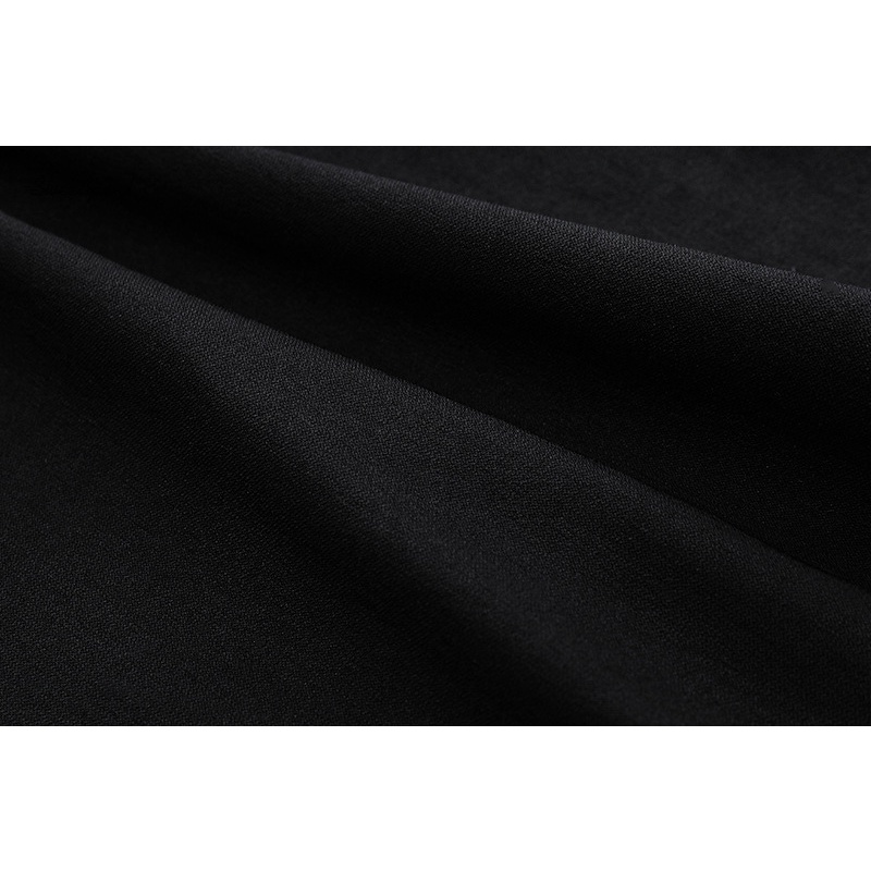 Đầm Mini Không Tay Cổ Chữ V Màu Đen Trơn Thời Trang 2022 Quyến Rũ Cho Nữ