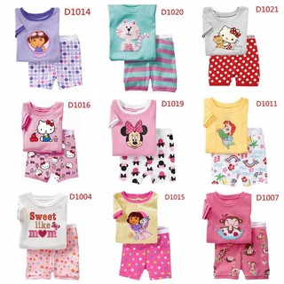Bộ thun cotton ngắn tay cho bé